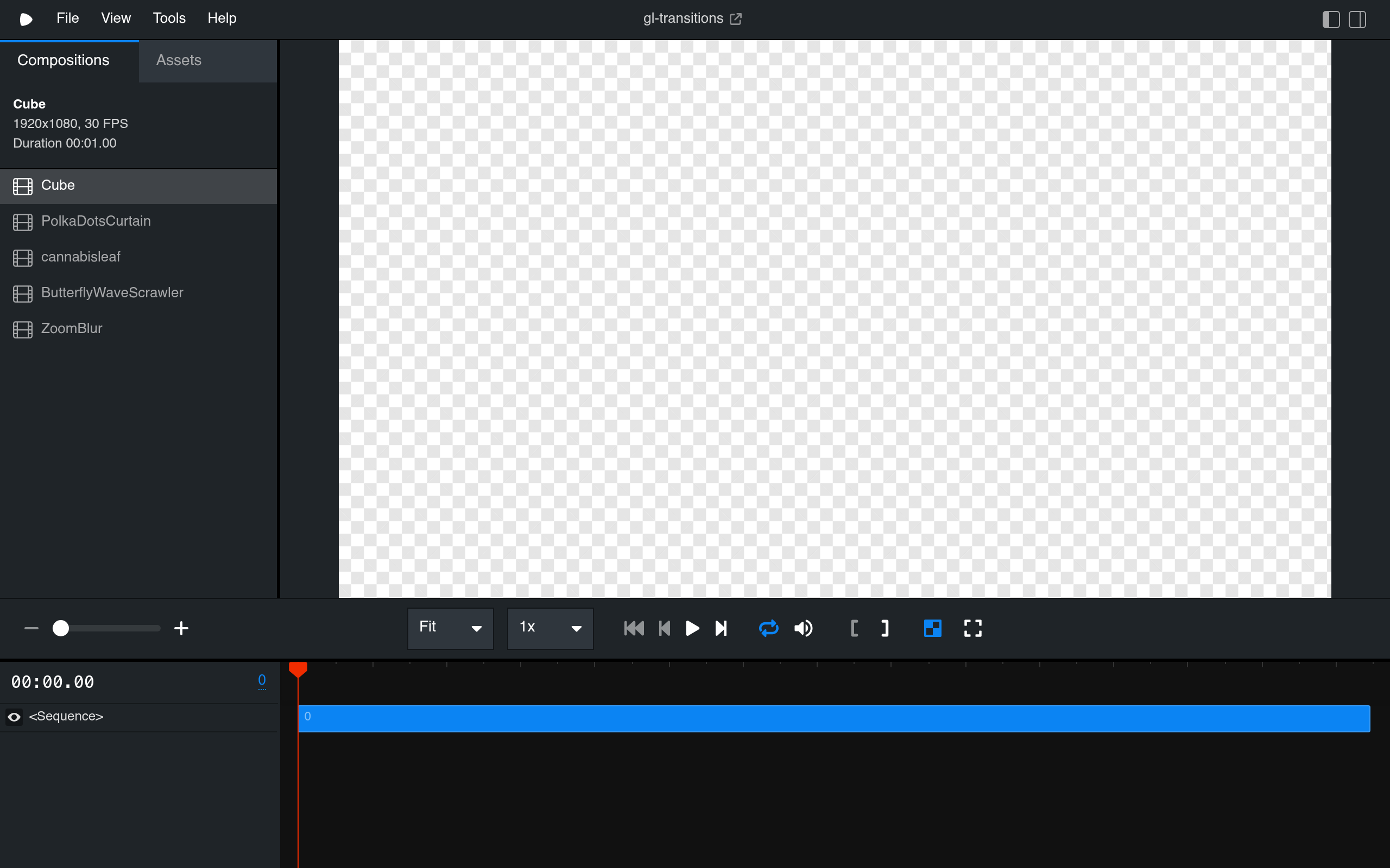 OpenGL Transitions